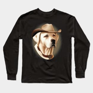 White Labrador Retriever Dog Long Sleeve T-Shirt